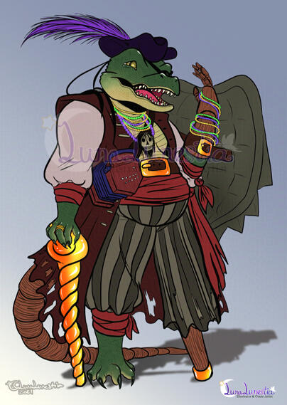 Character design for sir_nerfsalot of his D&D character.