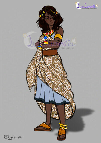 Digital character design commission for sir_nerfsalot of his D&D character.